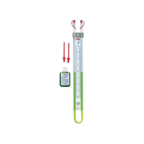 U-tube manometer, range 8-0-8" w.c.